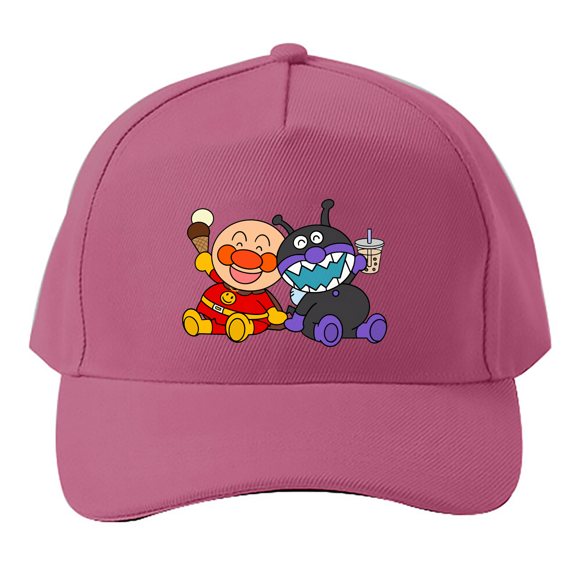 （画像用） アンパンマン Anpanman ベースボールキャップ 綿100％ 男女兼用 帽子 スポーツ
